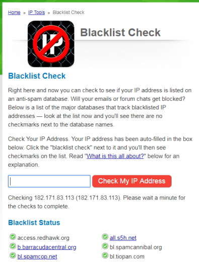 Blacklistチェック